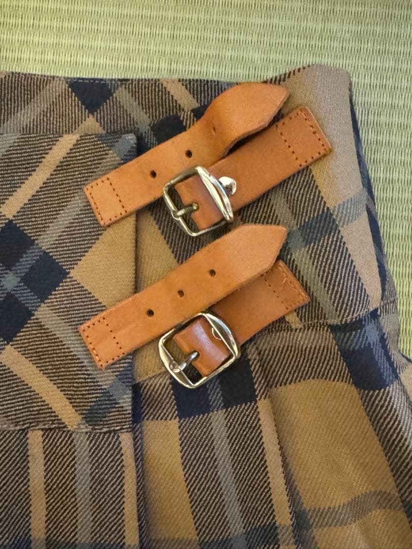 期間限定値下オニールオブダブリン　バスクスイングキルトスカート　10 ベージュ系