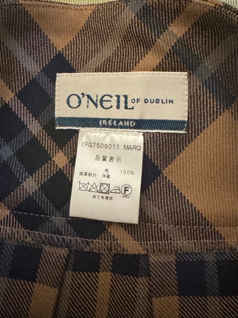 期間限定値下オニールオブダブリン　バスクスイングキルトスカート　10 ベージュ系