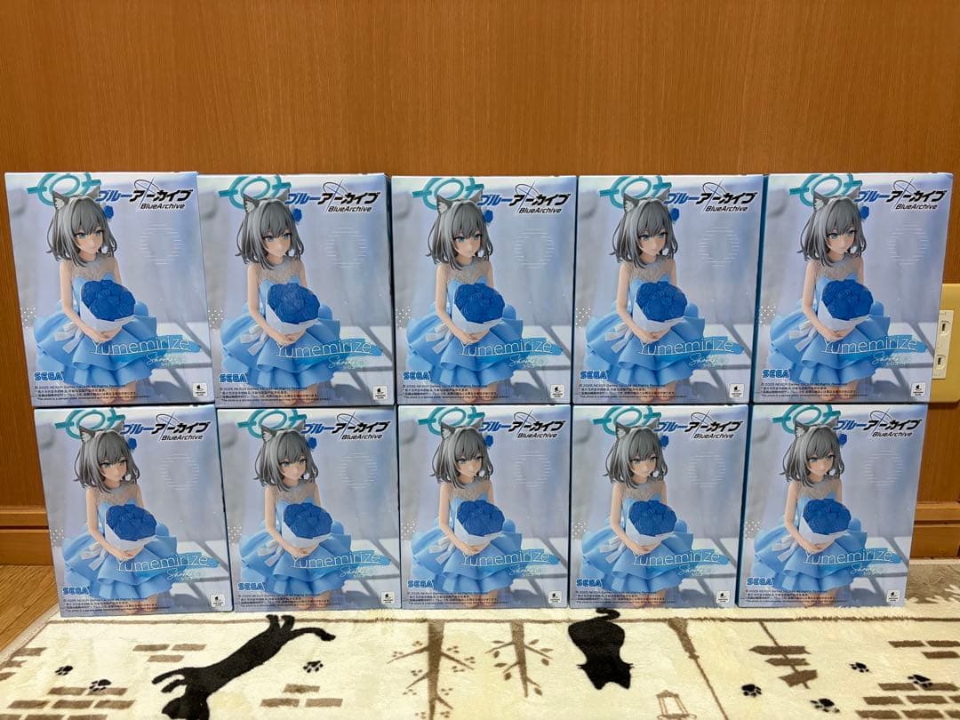 ブルーアーカイブ　シロコ　Yumemirize フィギュア10個セット　匿名配送