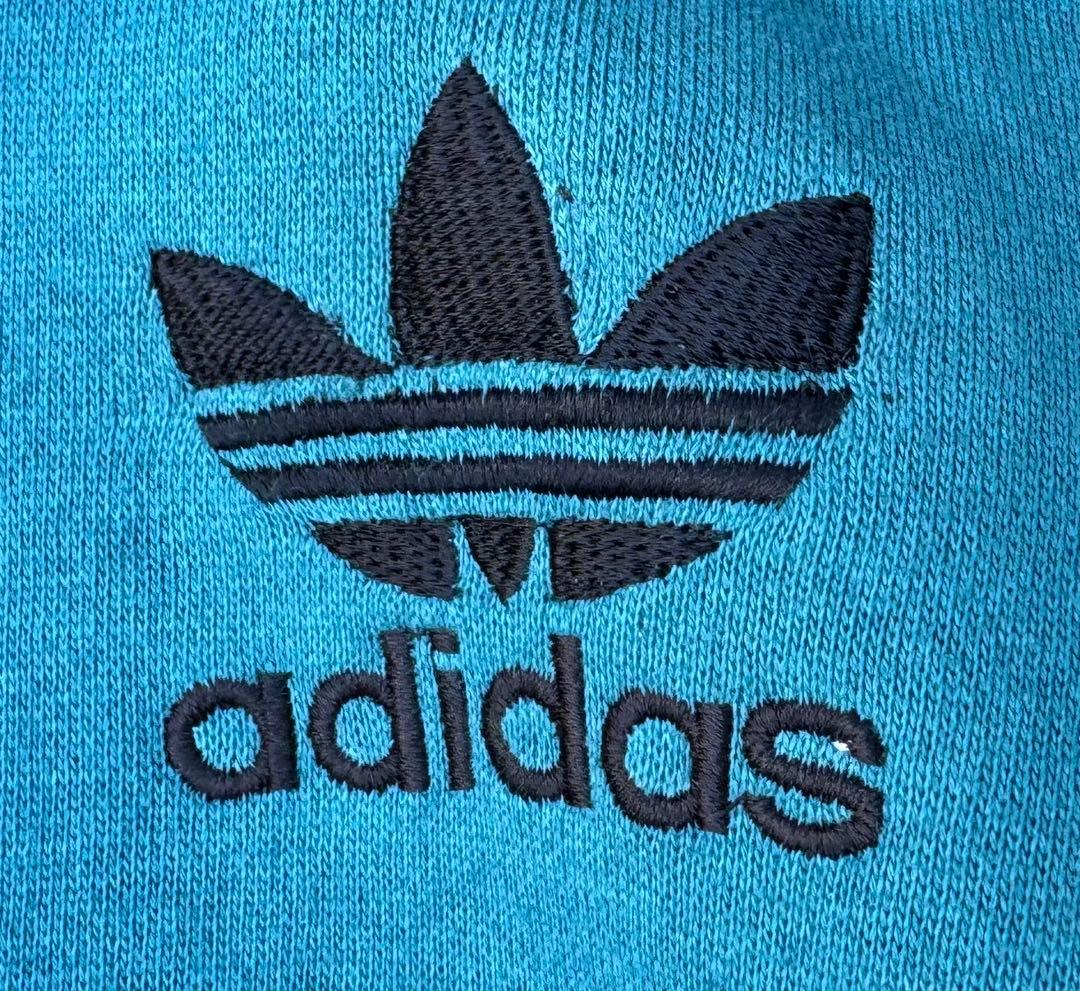 り*様 adidas ターコイズ スウェット Mサイズ 90s