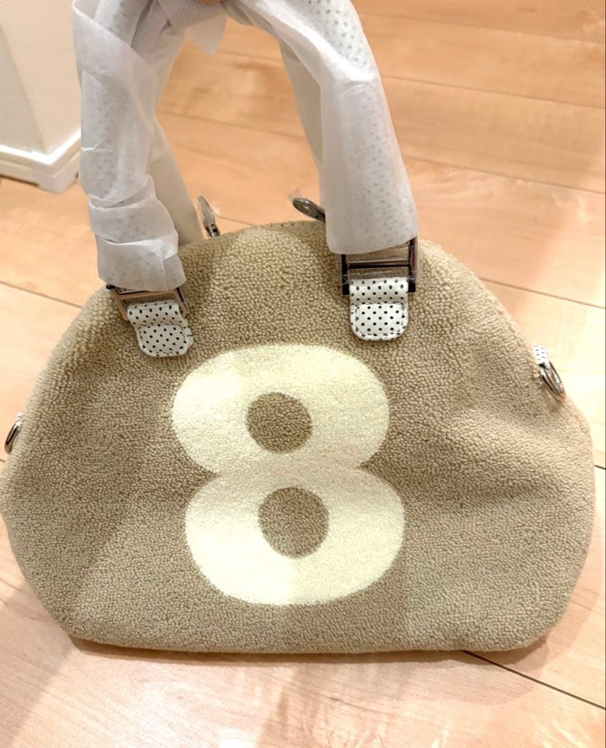 ムータマリン 8バッグ パイル地 ベージュ 日本正規品 定価44000円