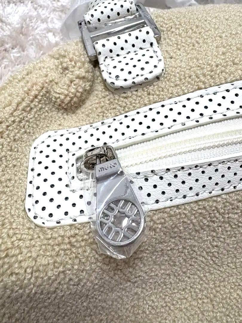 ムータマリン 8バッグ パイル地 ベージュ 日本正規品 定価44000円