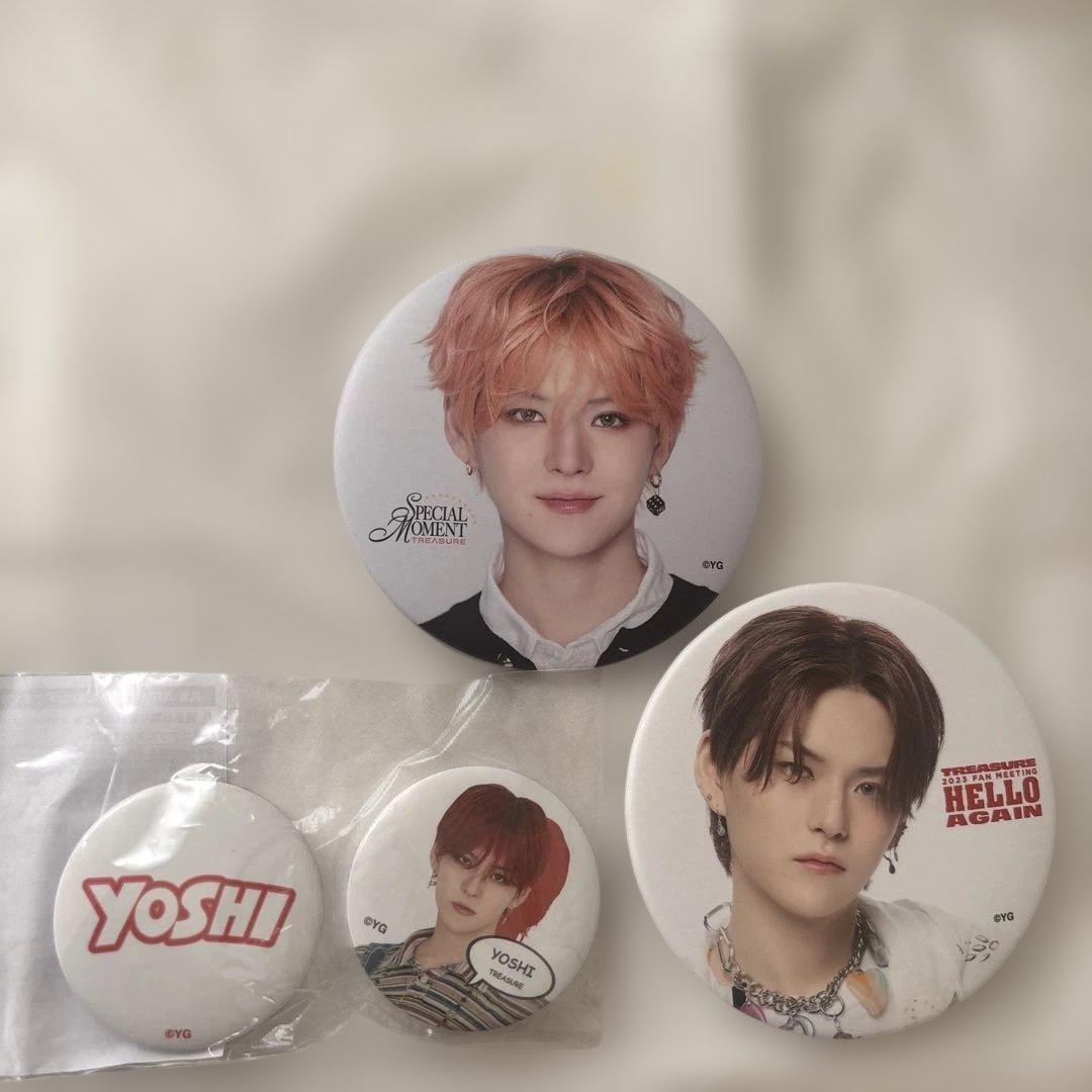 treasureヨシ 缶バッジ セット - メルカリ