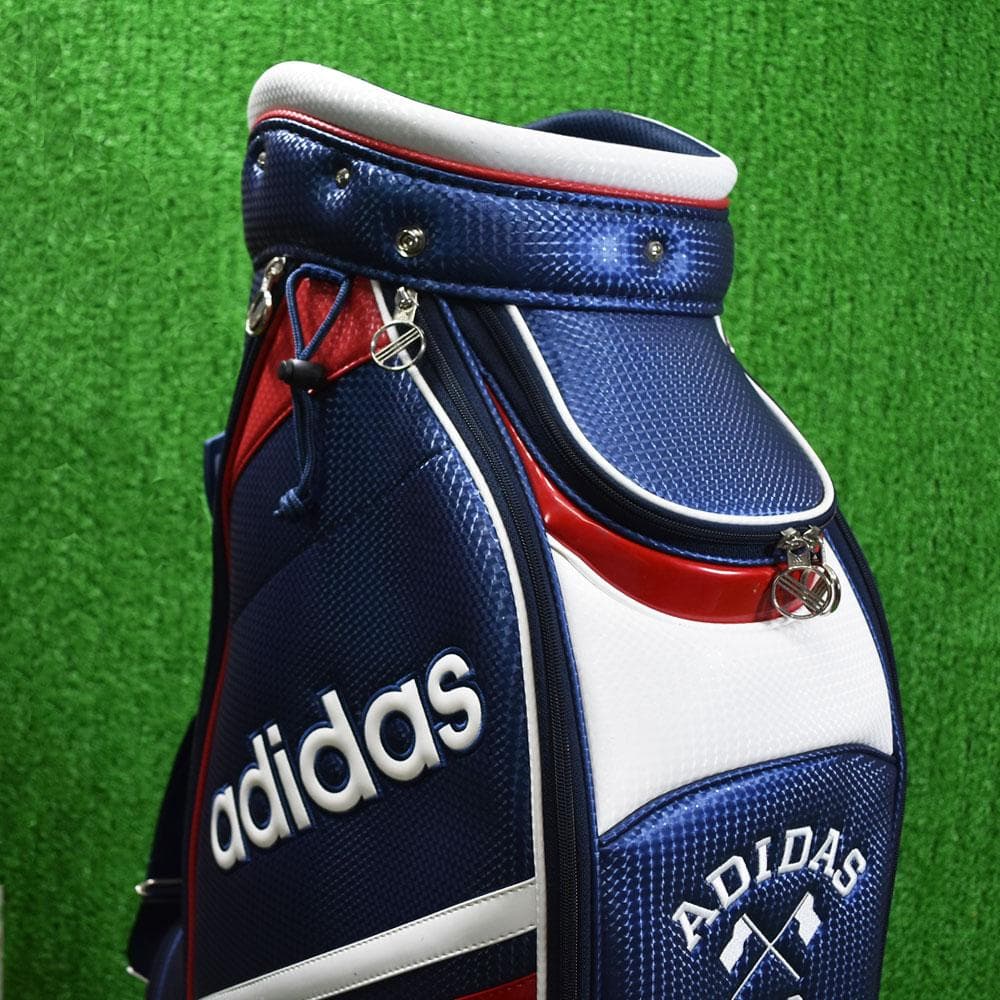 adidas/アディダス ゴルフ キャディーバック９型【ネイビー】超美品！