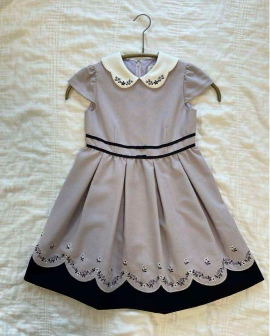 ショパン CHOPIN 刺繍ワンピース 115cm