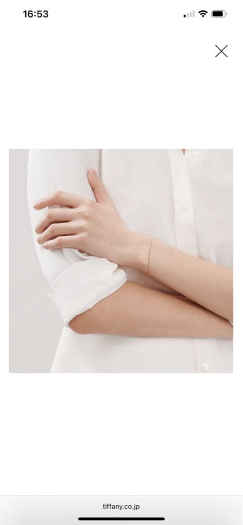 Tiffany & Co. ダイヤモンドバイザヤード ブレスレット18k