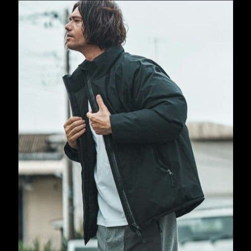 最終値引き✨ほぼ未使用！CAMBIOカンビオ ダウンジャケット ブラック L