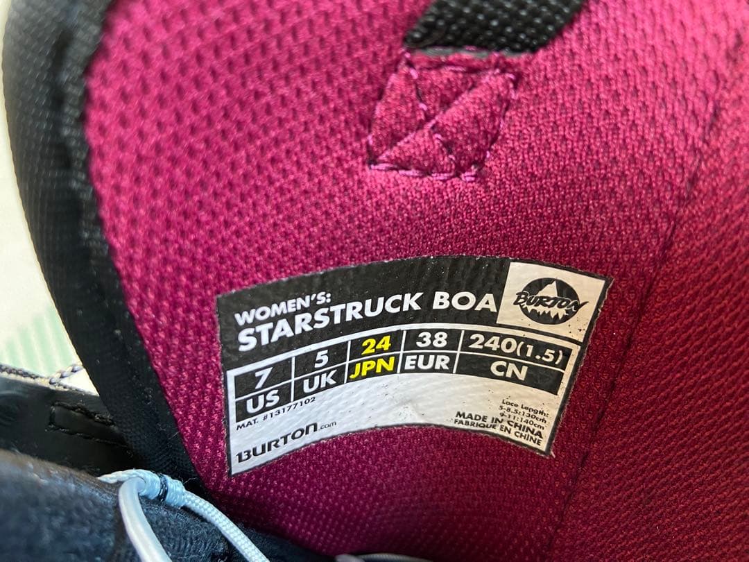 バートン女性用 スノーボードブーツ ブラック