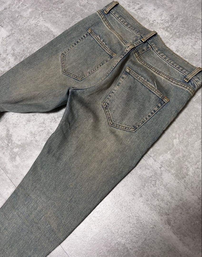 SLP AW15 マッドウォッシュ ニークラッシュ デニム W29