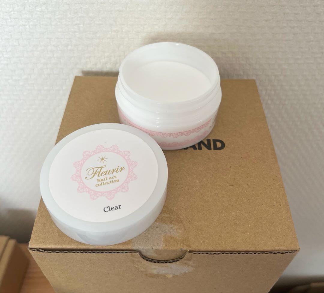 フルーリア アクリルパウダー ナチュラル クリア 80g ネイリスト検定1