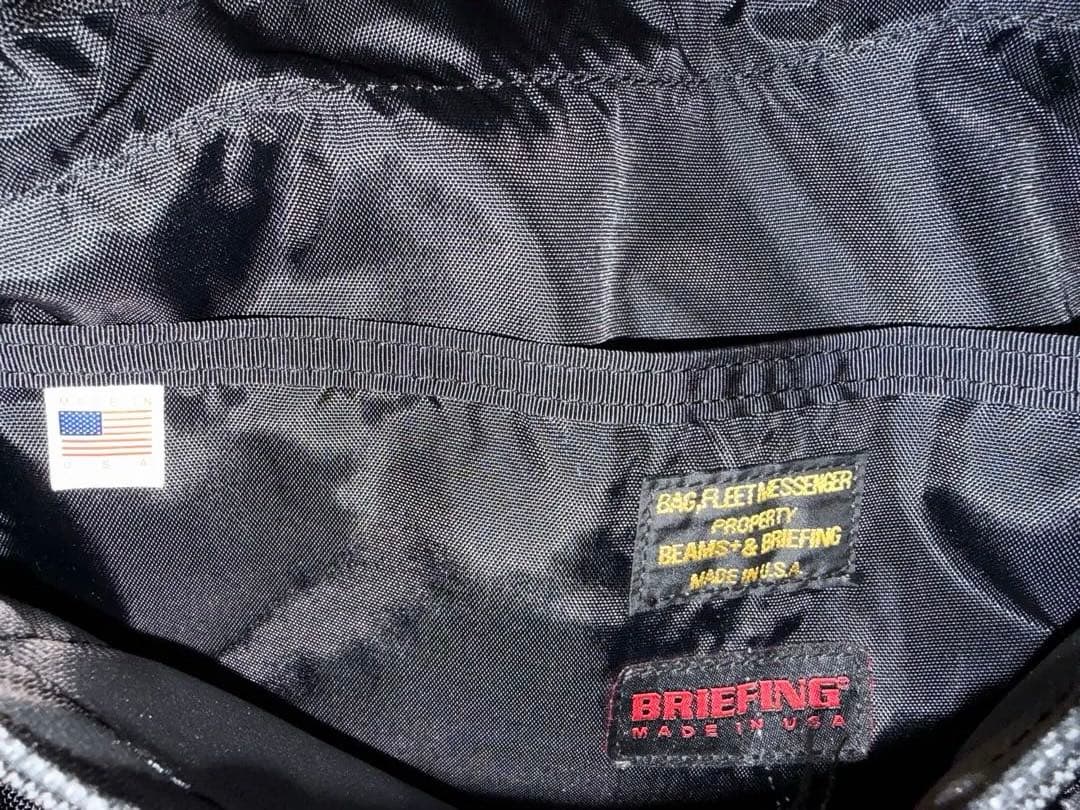 BRIEFING × BEAMS PLUS別注 メッセンジャーバッグ