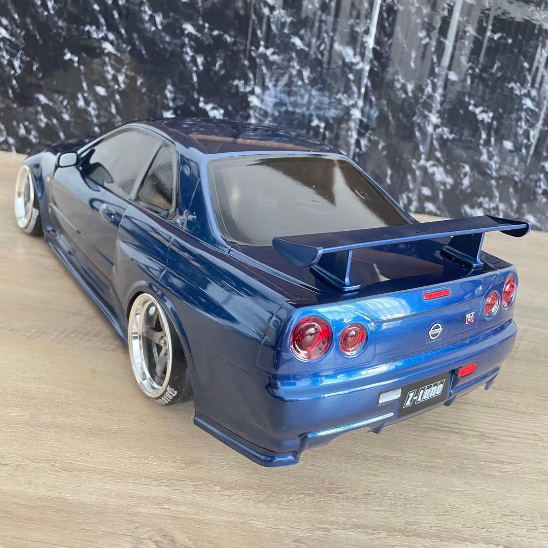タミヤ 日産 スカイラインgt-r r34 1/10 ラジコンボディ yd-2 - メルカリ