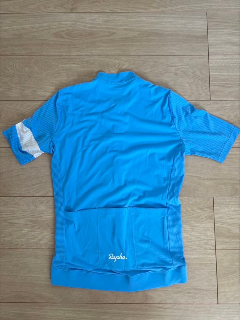 Rapha ライトブルー サイクルジャージ