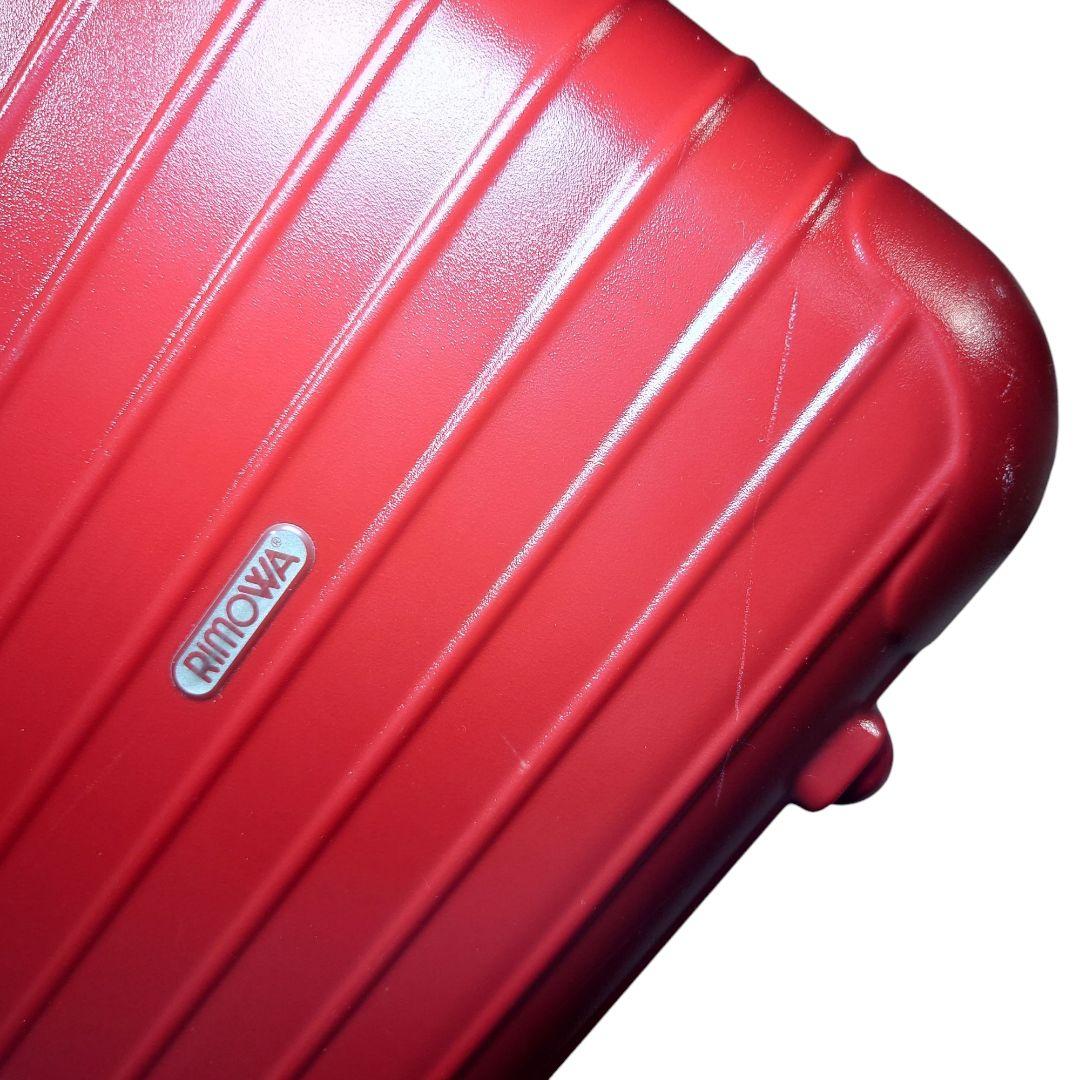 RIMOWA キャリーケース 6284 赤 87L サルサ 4輪 リモワ 旅行