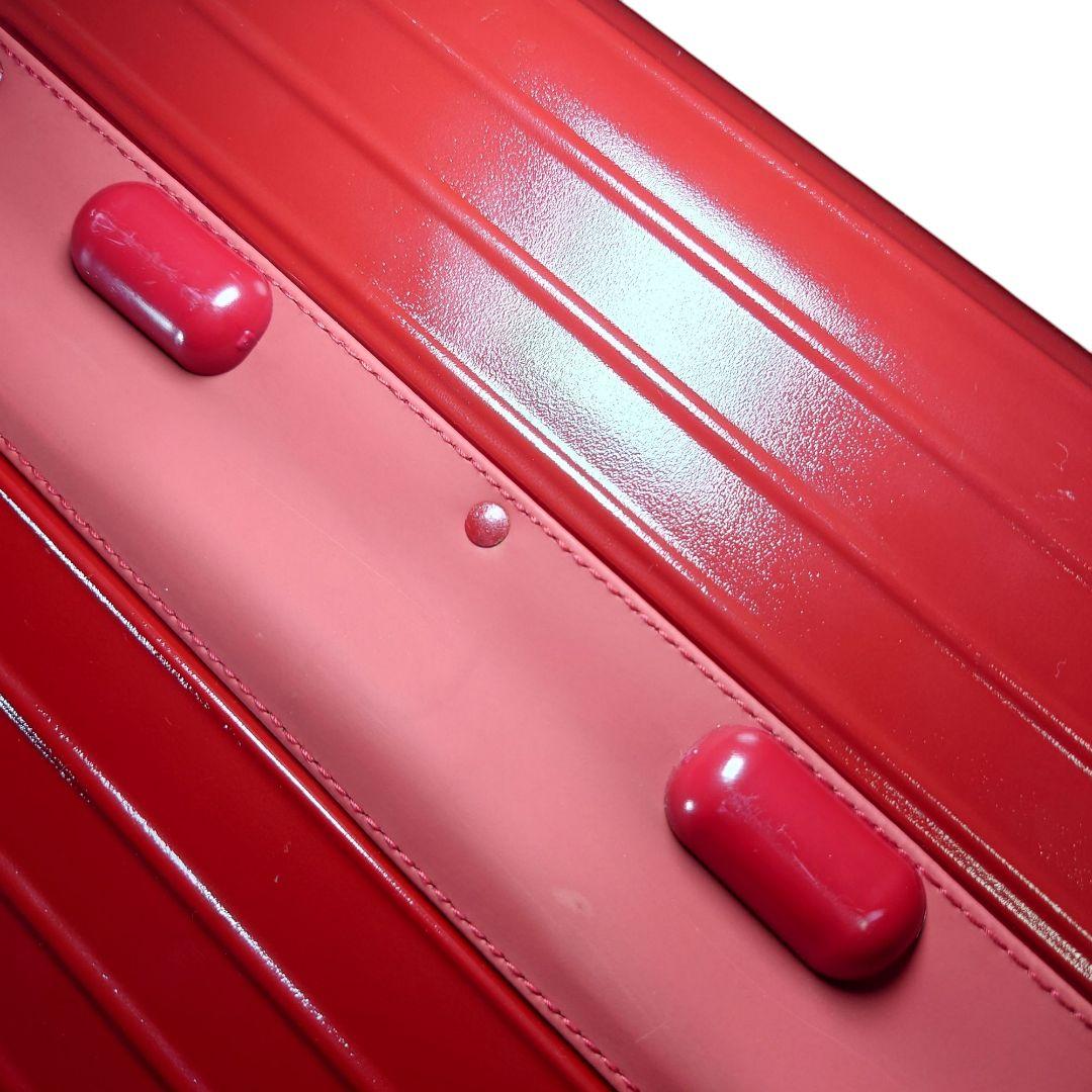 RIMOWA キャリーケース 6284 赤 87L サルサ 4輪 リモワ 旅行