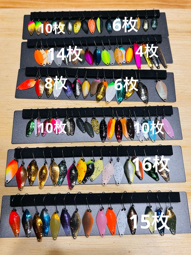 クリアアルフ0.8 6枚入り スプーン福袋 105枚 カーボンワレット付きの