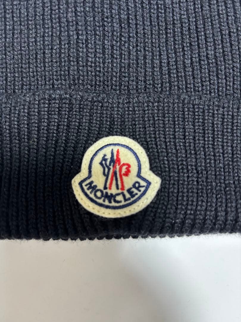 MONCLER モンクレール　ブラック ニット帽　ビーニー