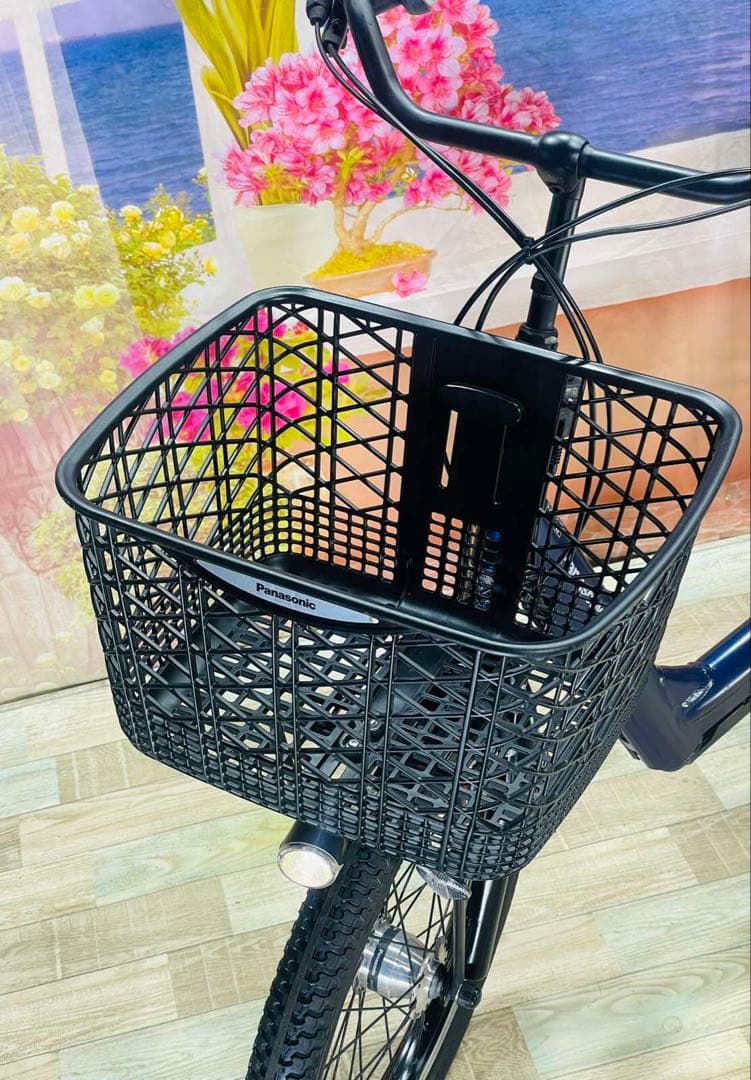 ギュットアニーズ⭐️13AH！パナソニック子供乗せ電動アシスト自転車Y3187