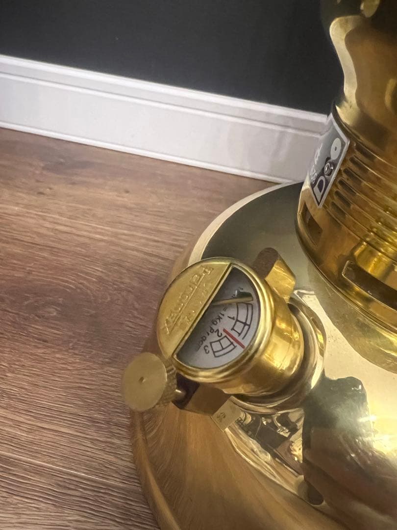 希少品 エラー品 Petromax HK500 ランタン 真鍮製 灯油　ケロシン