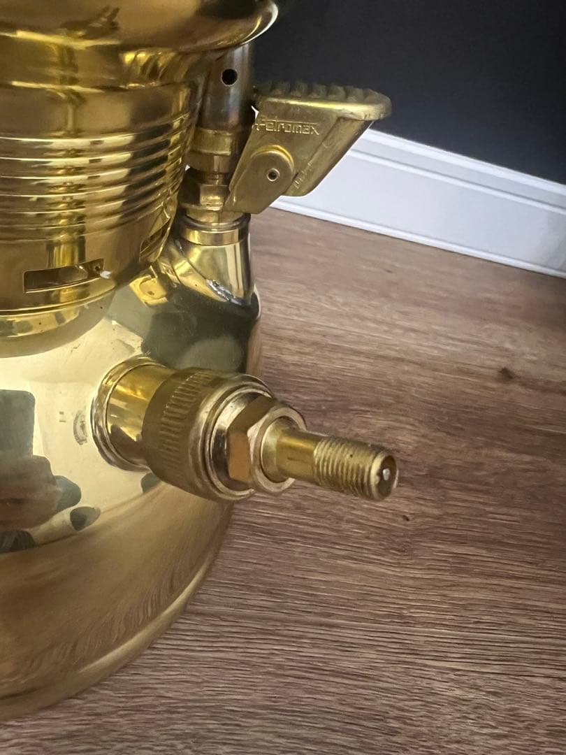 希少品 エラー品 Petromax HK500 ランタン 真鍮製 灯油　ケロシン