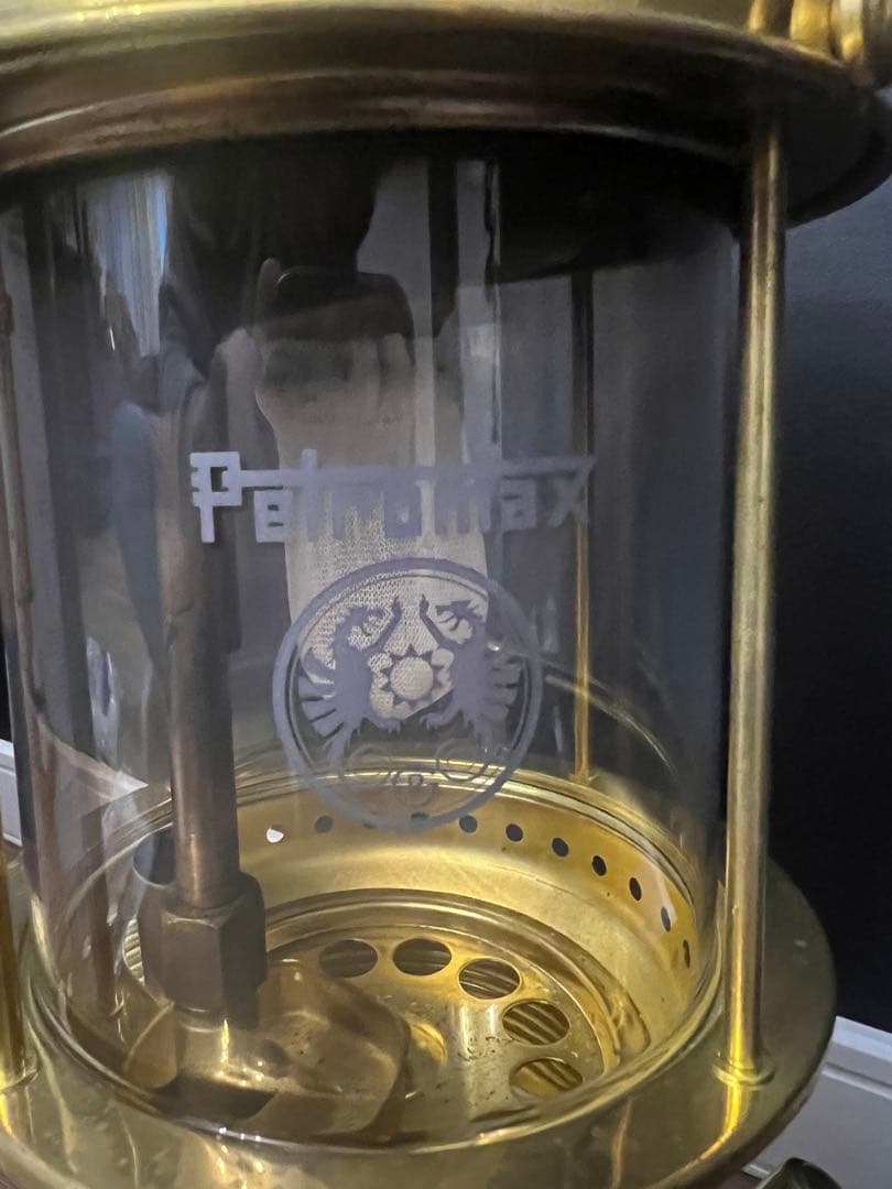 希少品 エラー品 Petromax HK500 ランタン 真鍮製 灯油　ケロシン