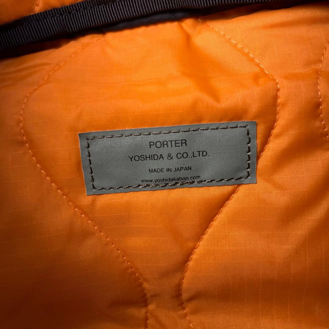 【美品】PORTER フォース ボディバッグ 2way ブラック ユニセックス