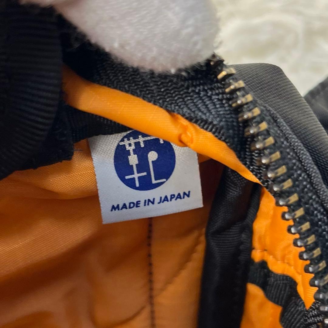 【美品】PORTER フォース ボディバッグ 2way ブラック ユニセックス