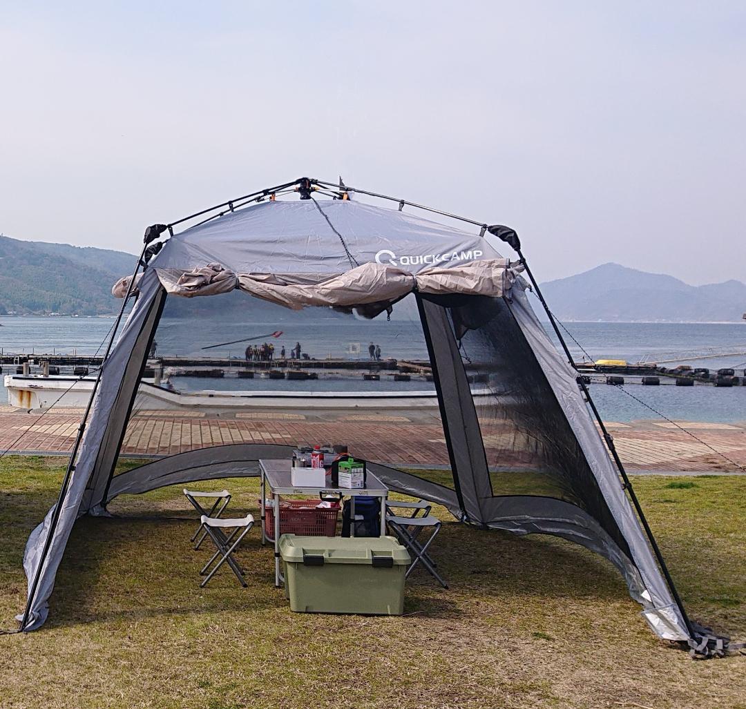 QUICKCAMP タープ・シェード本体 グレー