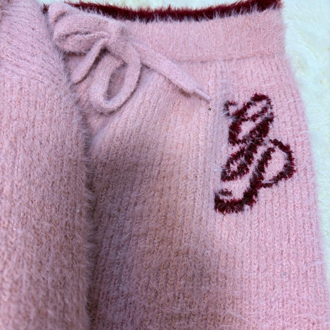 専用！未使用タグ＊ラメフェザーカーディガン&ロングパンツセット