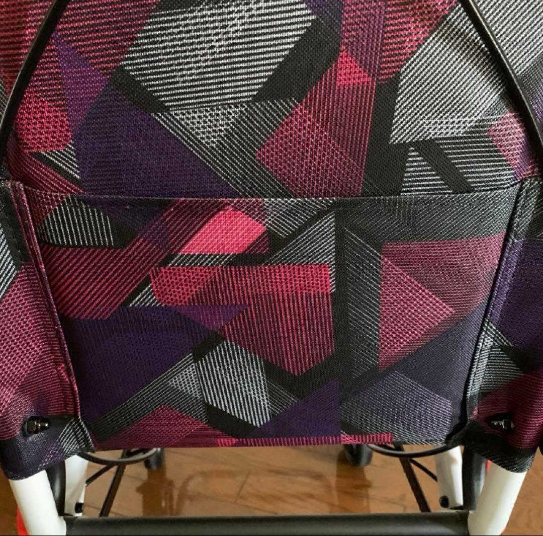 YLOVABLE 自立式　介助型簡易車椅子　ブレーキ付き　※難あり