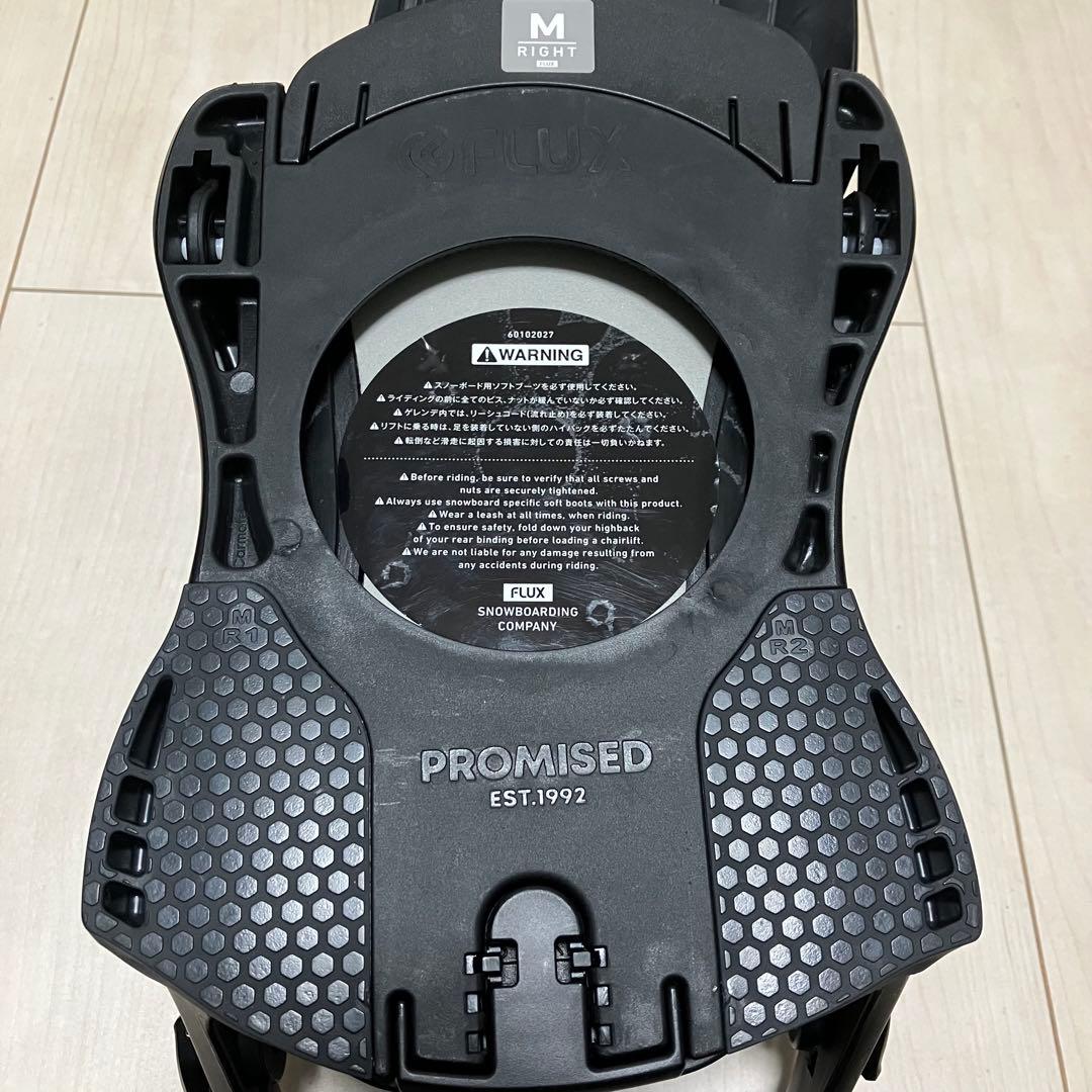 【まがつくん専用】24-25 FLUX XF Mサイズ ブラック バインディング