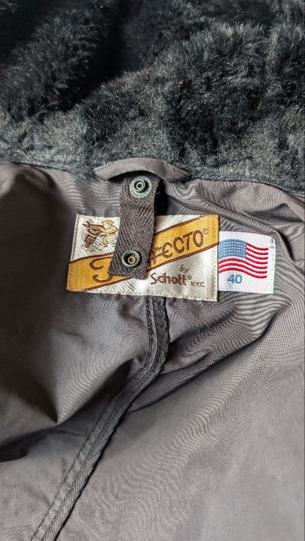 ARKnet's 別注 SCHOTT 3WAY モッズコート M51 40 黒