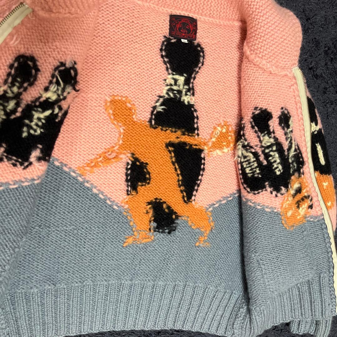 ヴィンテージ EVISU カウチンニット 38 ボーリング柄 恵比寿 - メルカリ