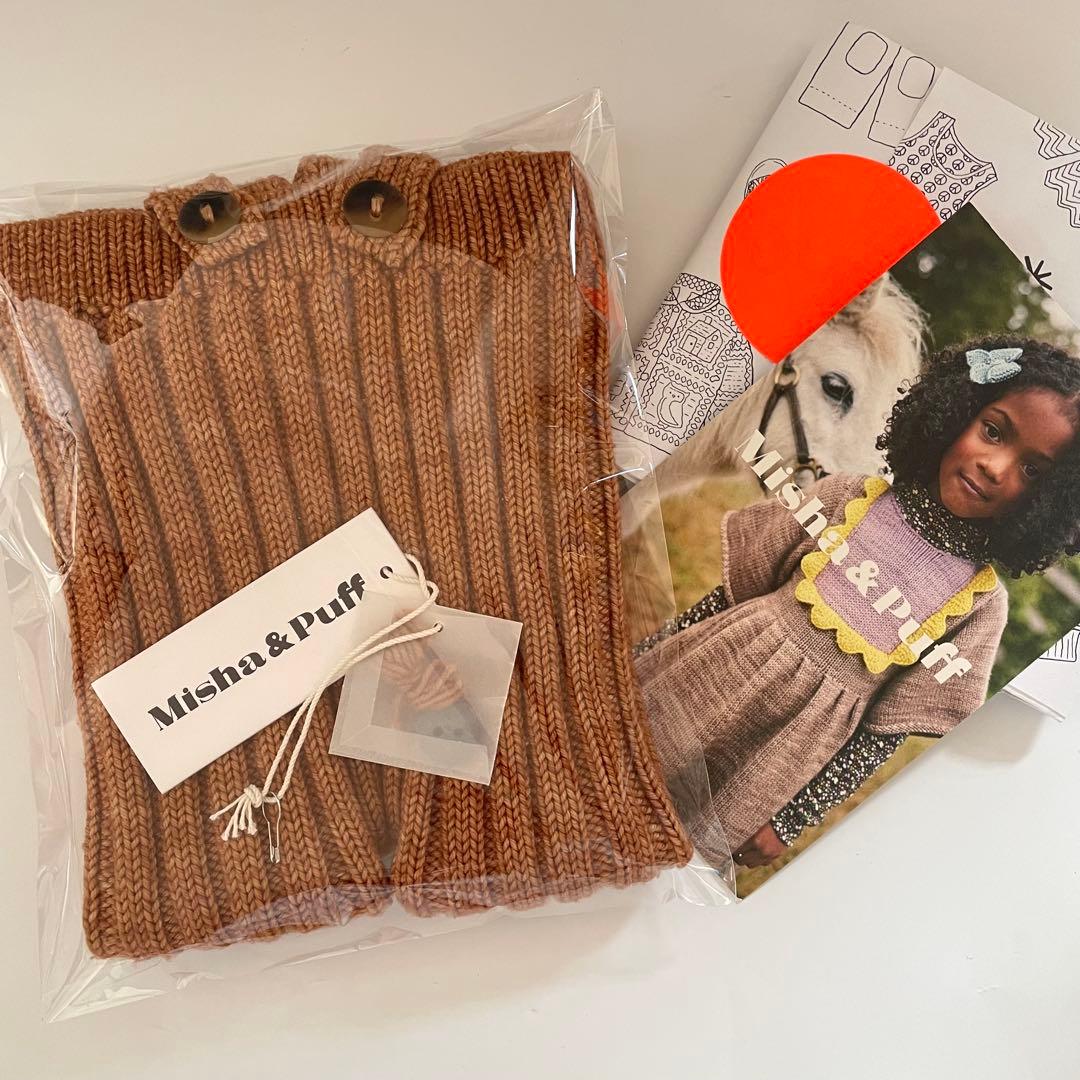 misha and puff ロンギース　ローズゴールド　リブ