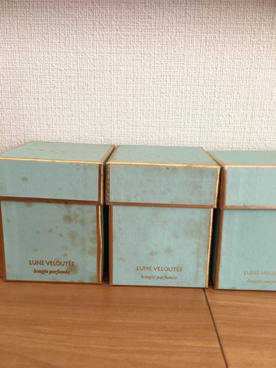 新品＊高級フランス　ventiro キャンドル　3つset  箱ダメージ