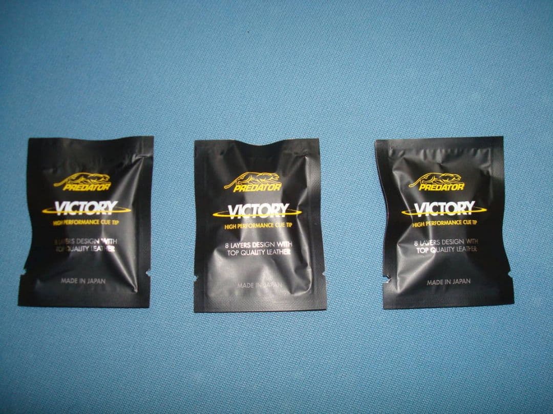 タップ プレデター ビクトリー S ビリヤードタップ 3個セット 【新品未