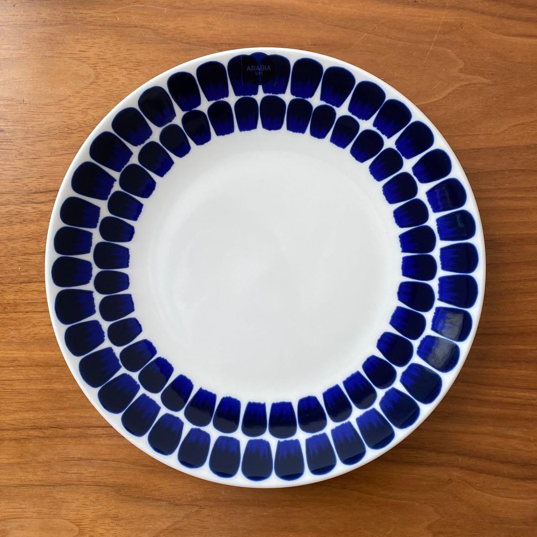 【新品、未使用】アラビア トゥオキオ イエロー パラティッシ 21㎝プレート