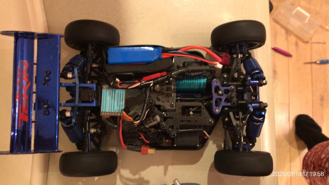 京商　ミニインファーノ　ブラシレスモ　アルミ付き　メカ付き(受信機のみ無し)