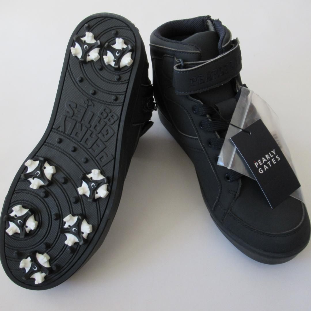 パーリーゲイツ新品濃紺 ソフトスパイク ゴルフシューズ 23.0ｃｍ No.1