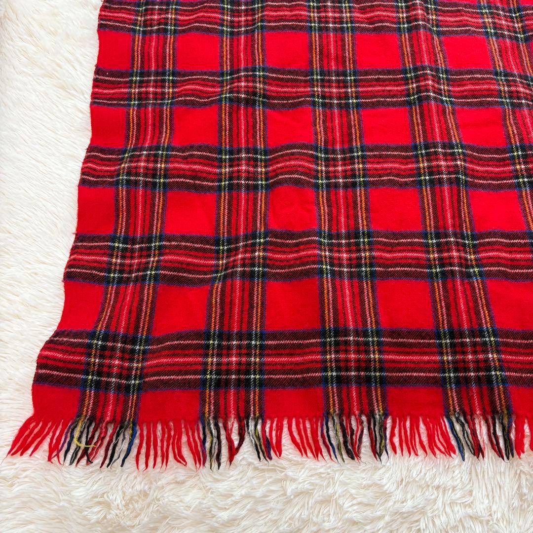 トリコットコムデギャルソン 大判ストール チェック柄 マフラー ブランケット