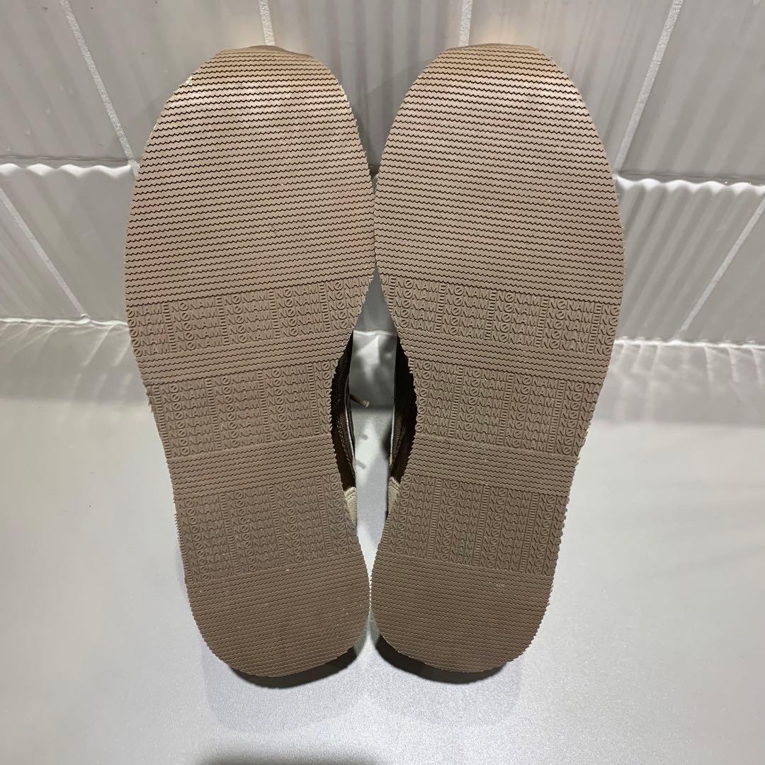 【未使用✨】NONAME ベージュ スニーカー　38 24cm パルコジョガー