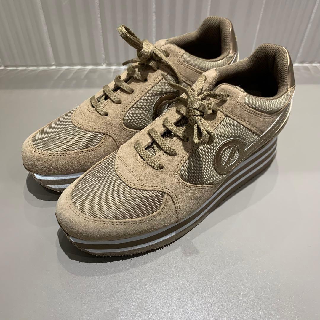 【未使用✨】NONAME ベージュ スニーカー　38 24cm パルコジョガー