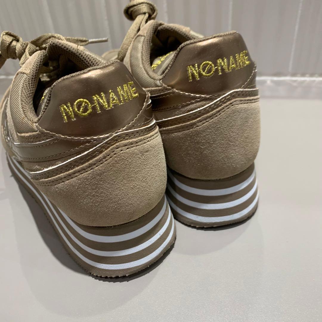 【未使用✨】NONAME ベージュ スニーカー　38 24cm パルコジョガー