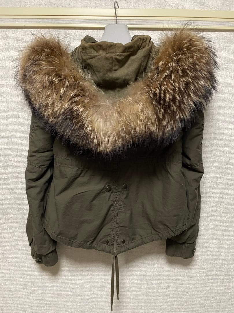 goa ファー付き　ショート丈　ミリタリージャケット