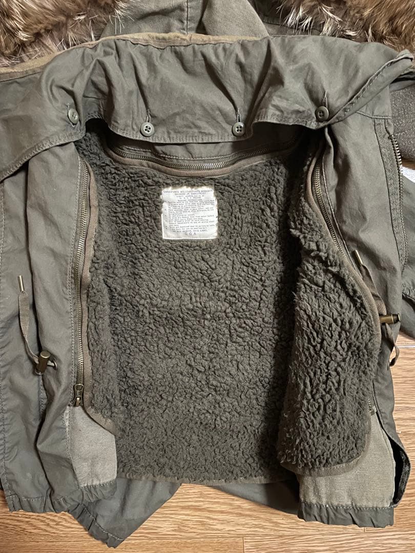 goa ファー付き　ショート丈　ミリタリージャケット