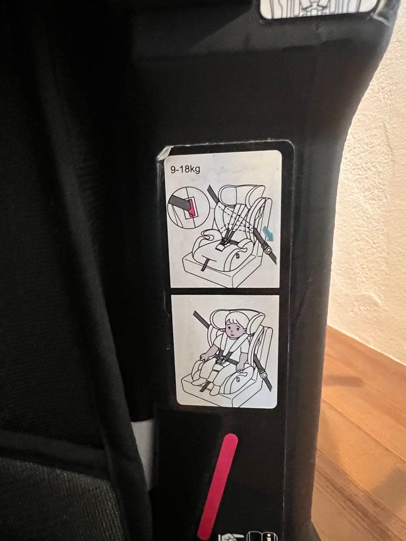 RECARO J1 貴重な完品　取説、シートベルトアダプタ等の付属品あり