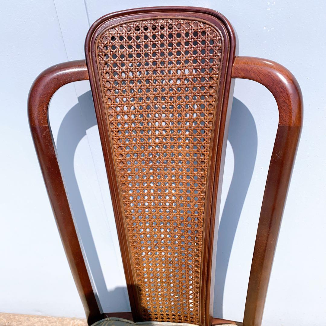 【美品】Maruni マルニ木工 ダイニングチェア アンティークチェア 猫脚①