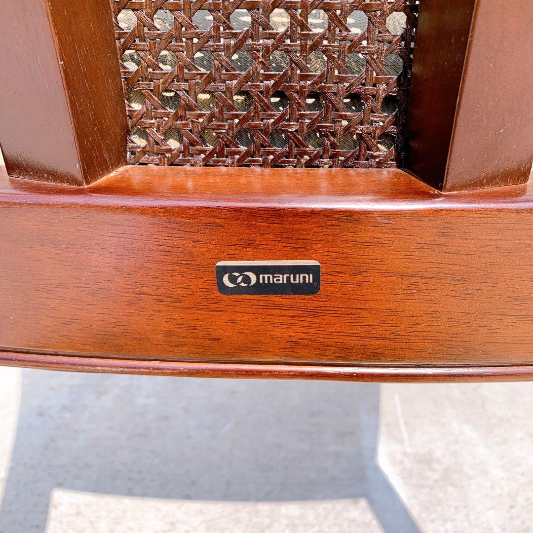 【美品】Maruni マルニ木工 ダイニングチェア アンティークチェア 猫脚①