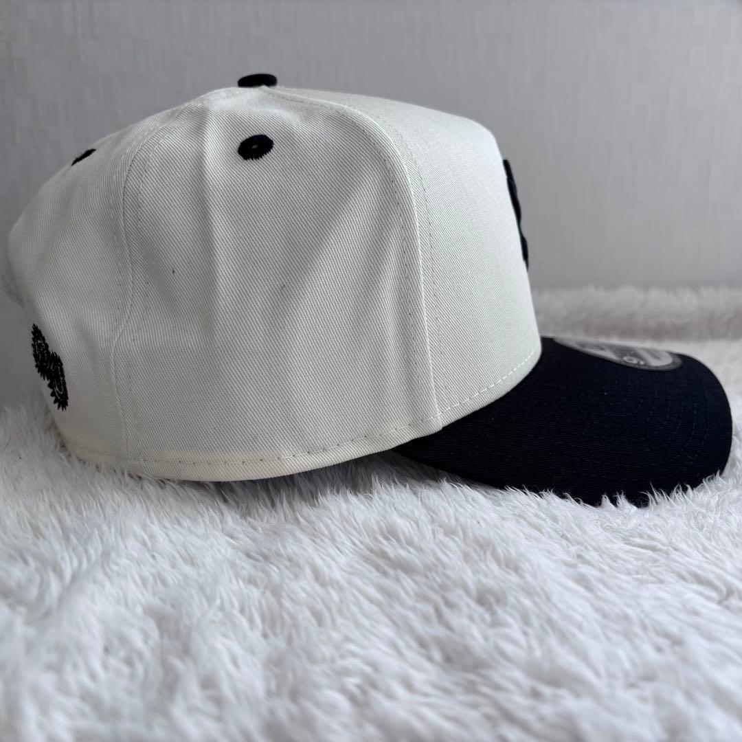 海外限定】ニューエラ シカゴホワイトソックス 9FORTY Aフレーム クロム