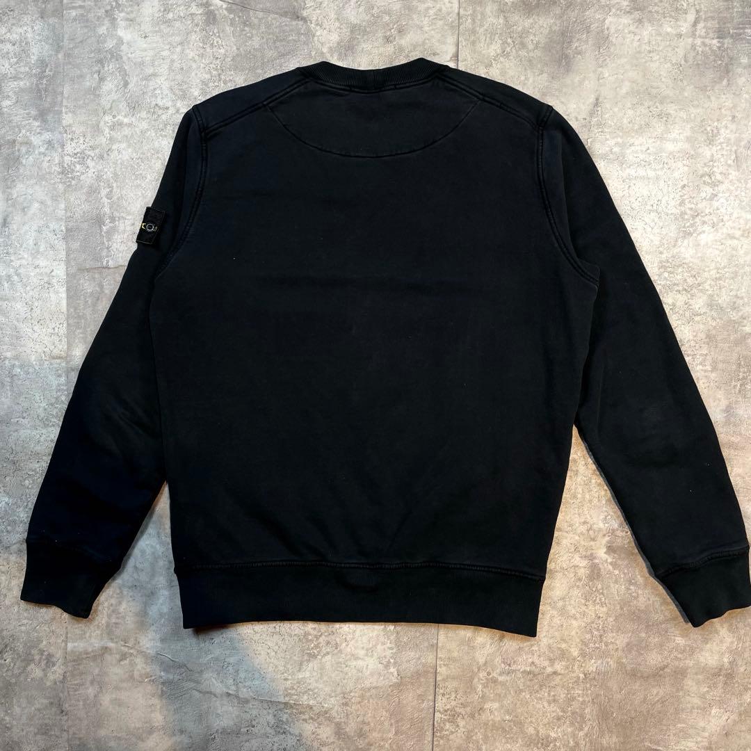 STONE  クルーネックスウェット ワッペンロゴ Mサイズ
